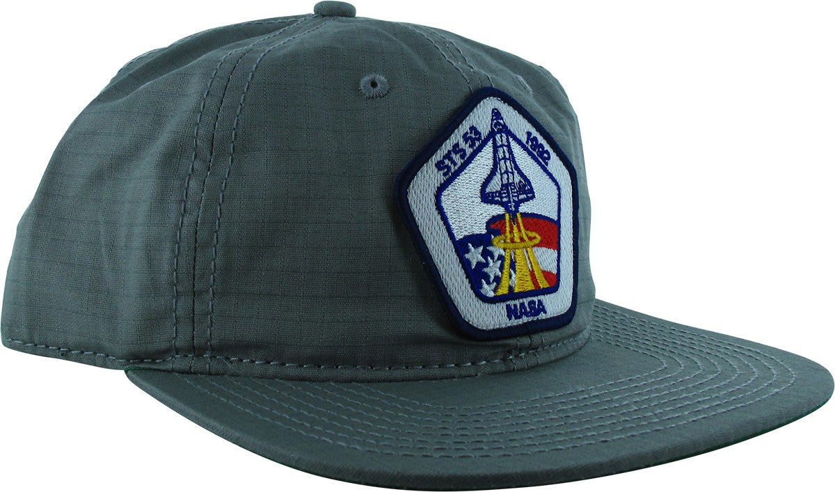 NASA STS-53 Discovery Mission Gray Snapback Hat