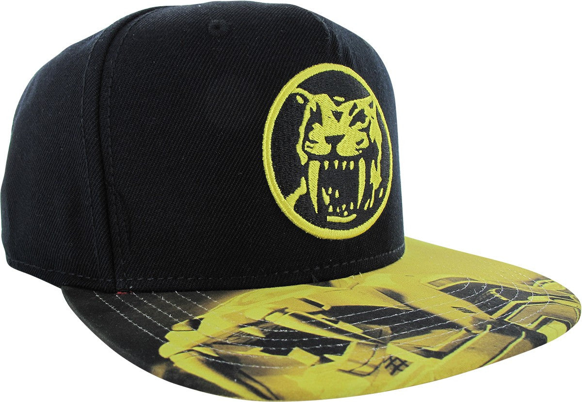 Power Rangers Yellow Ranger Logo Snapback Hat