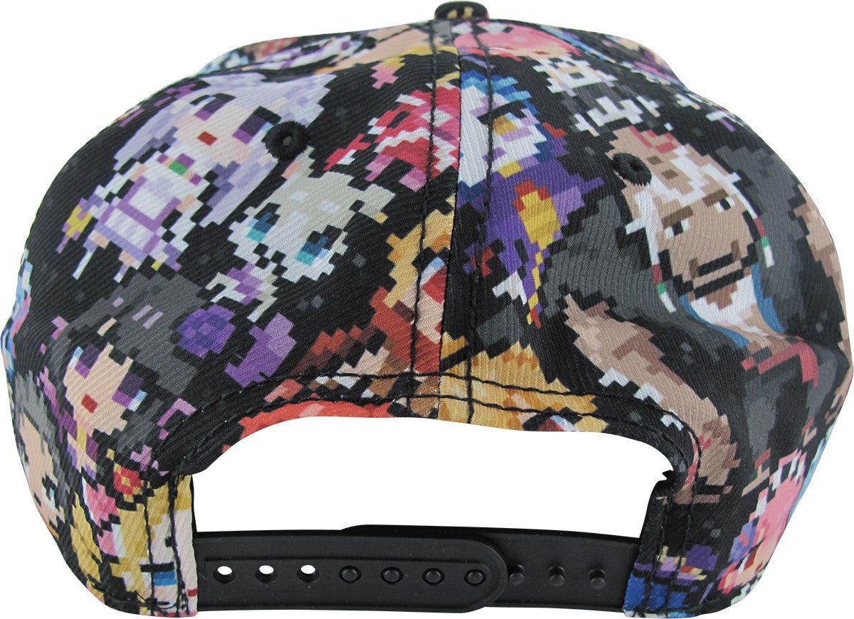 Re Zero 8 Bit Character Sublimated Snapback Hat