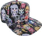 Re Zero 8 Bit Character Sublimated Snapback Hat