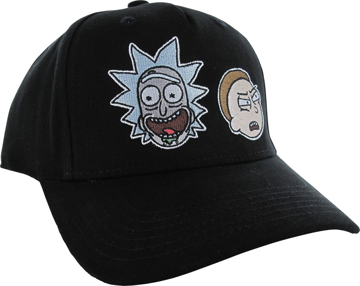 Rick and Morty Heads Faces Snapback Hat