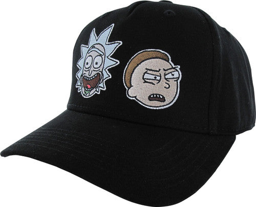 Rick and Morty Heads Faces Snapback Hat