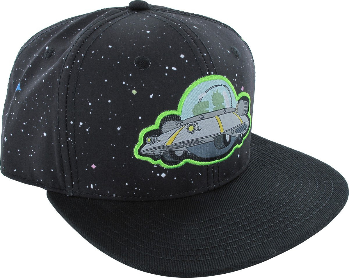 Rick and Morty Spaceship Snapback Hat