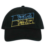 Sonic the Hedgehog And Tails Outline Buckle Hat