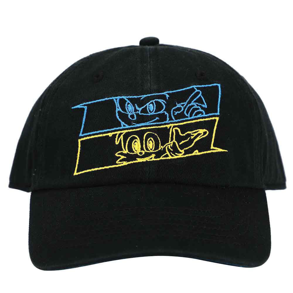 Sonic the Hedgehog And Tails Outline Buckle Hat