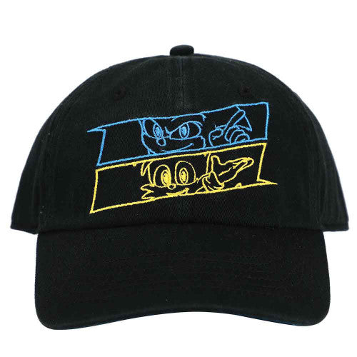 Sonic the Hedgehog And Tails Outline Buckle Hat