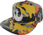 Star Wars Rebel Logo Orange Yellow Camo Hat