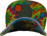 Superman Retro 1980s Colors Explosion Snapback Hat