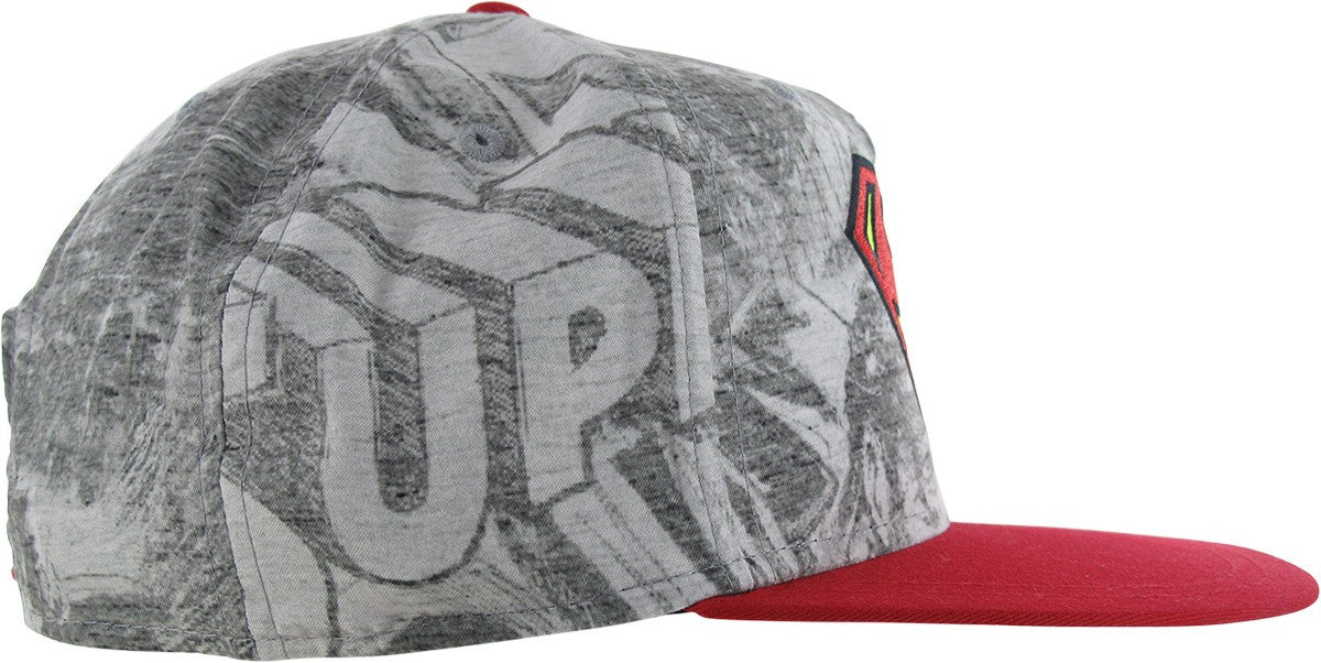 Superman Logo Crown Dye Snapback Youth Hat
