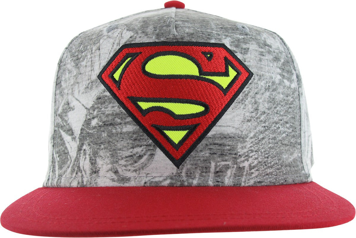Superman Logo Crown Dye Snapback Youth Hat