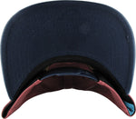 Wonder Woman Large Logo Faux Leather Snapback Hat