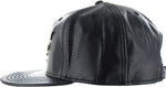 Zelda Gold Metal Logo Black Snapback Hat