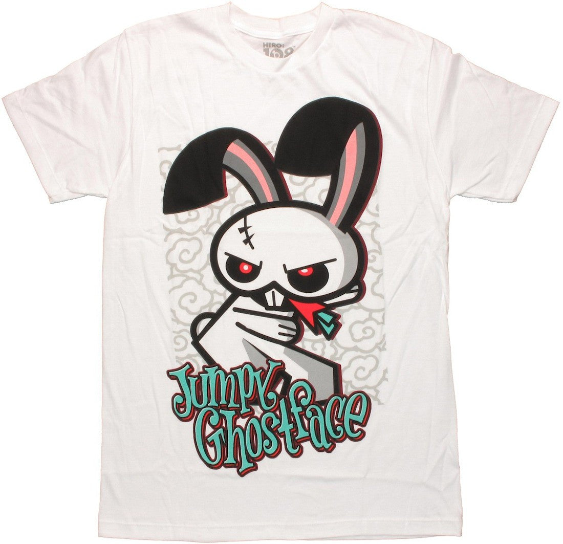 Hero 108 Jumpy Ghostface White T Shirt