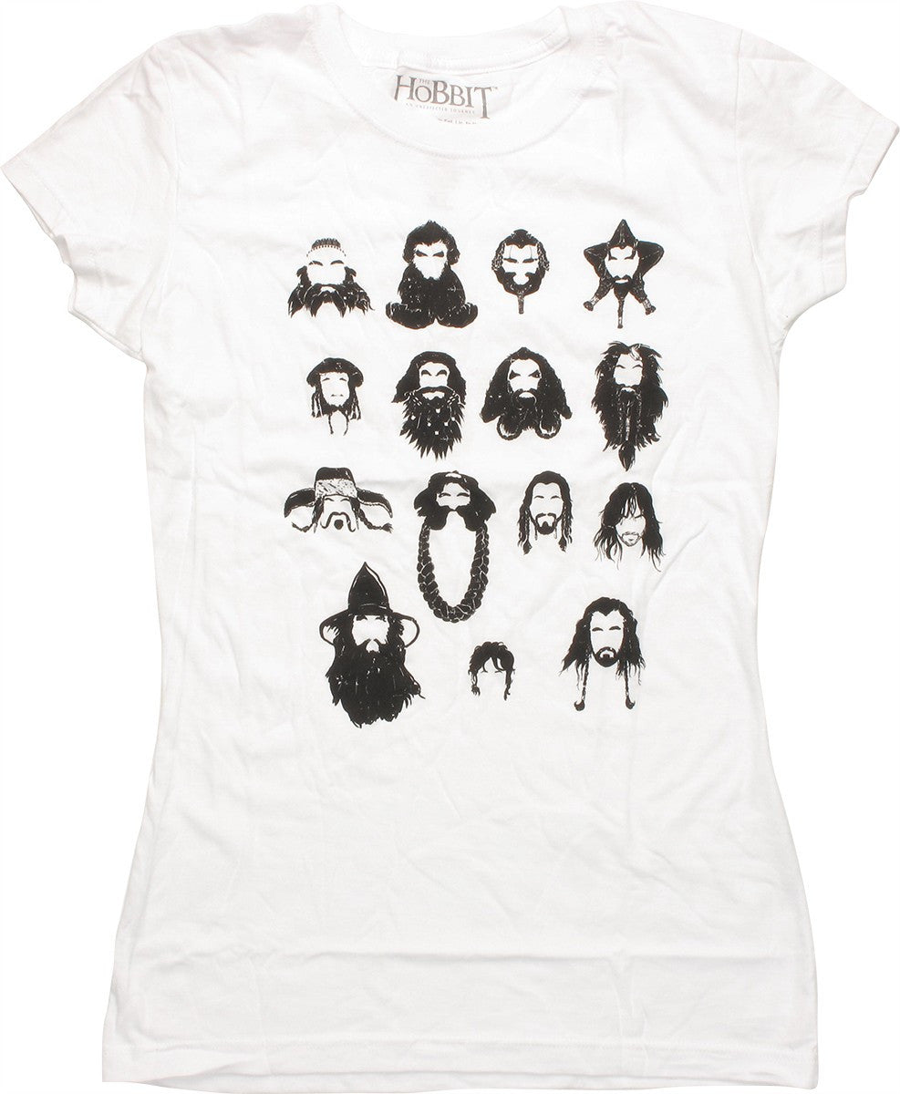 Hobbit Beards of Middle Earth Baby Tee