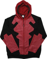 Deadpool Under Costume Face Mask Zip Hoodie