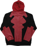 Deadpool Under Costume Face Mask Zip Hoodie