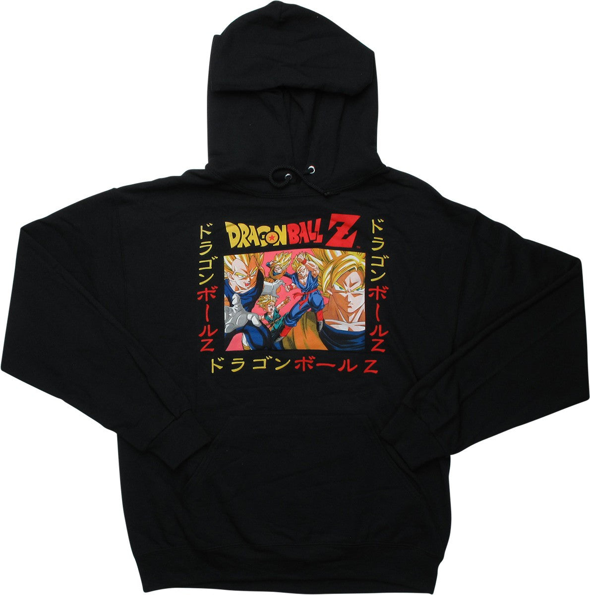 Dragon Ball Sayian Group Kanji Hoodie