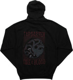 Game of Thrones Targaryen Emblem Zipper Hoodie