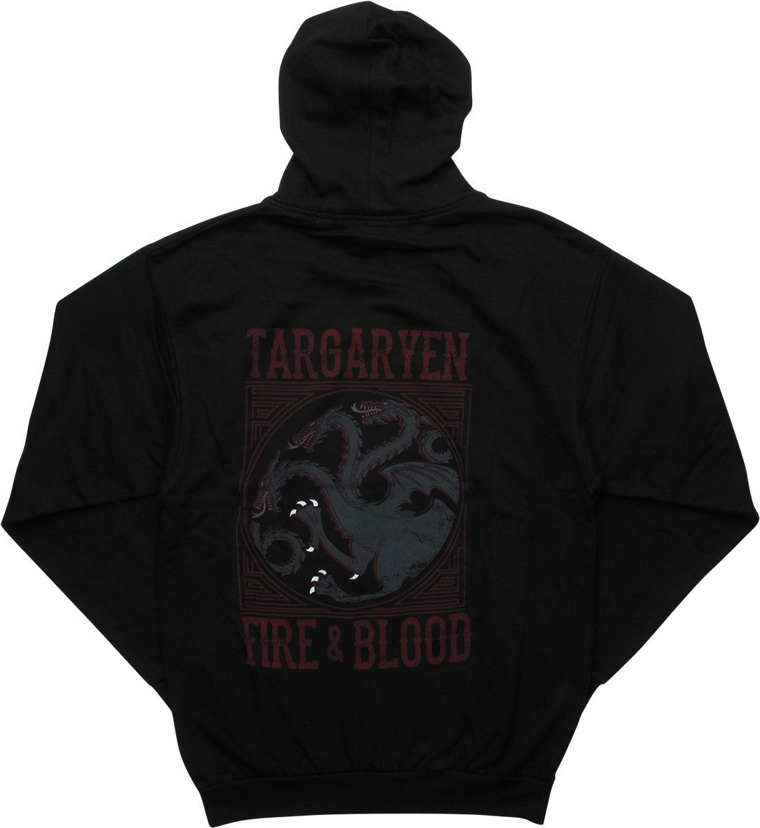 Game of Thrones Targaryen Emblem Zipper Hoodie