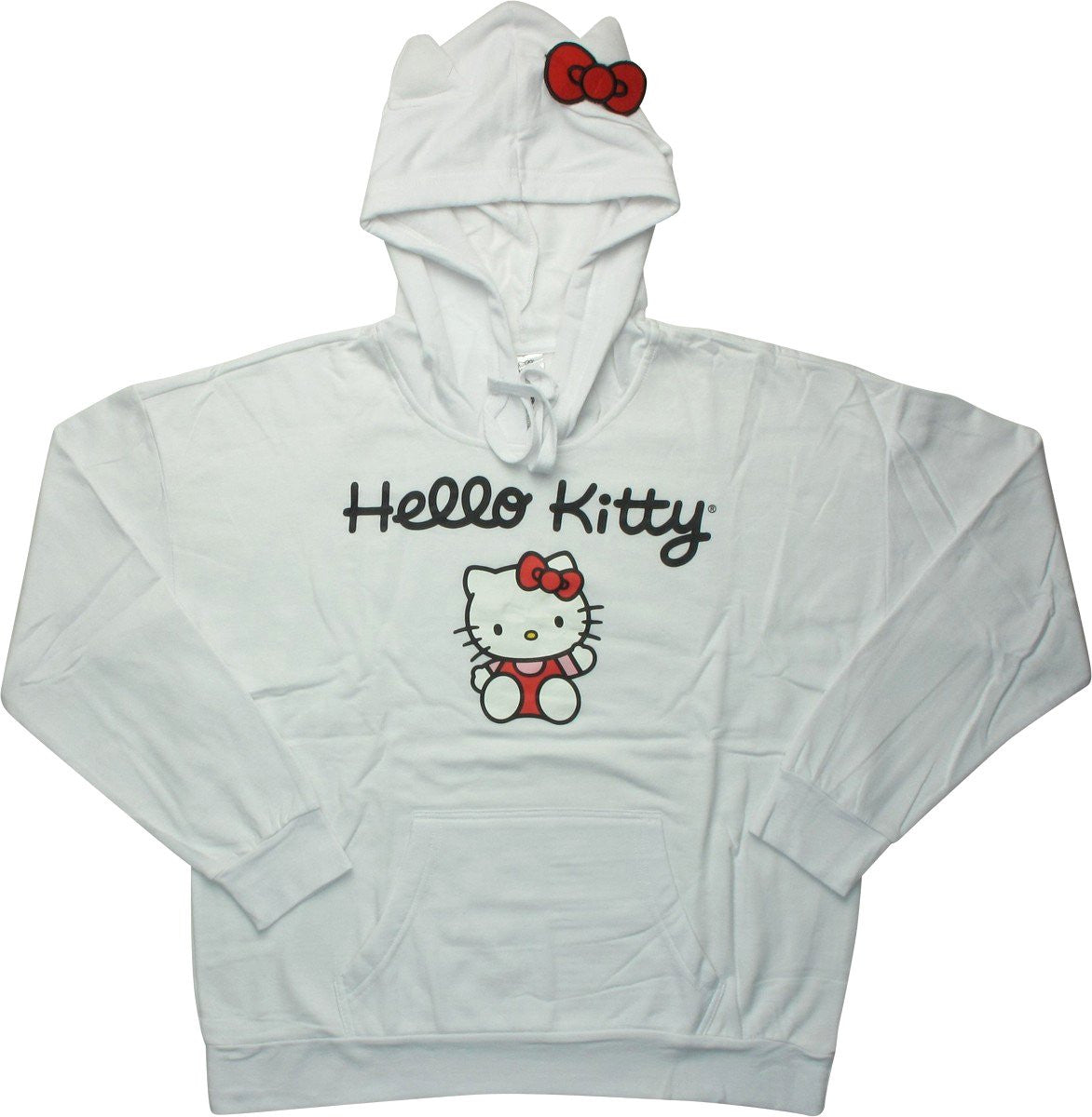 Hello Kitty Sewn Bow Pull Hoodie