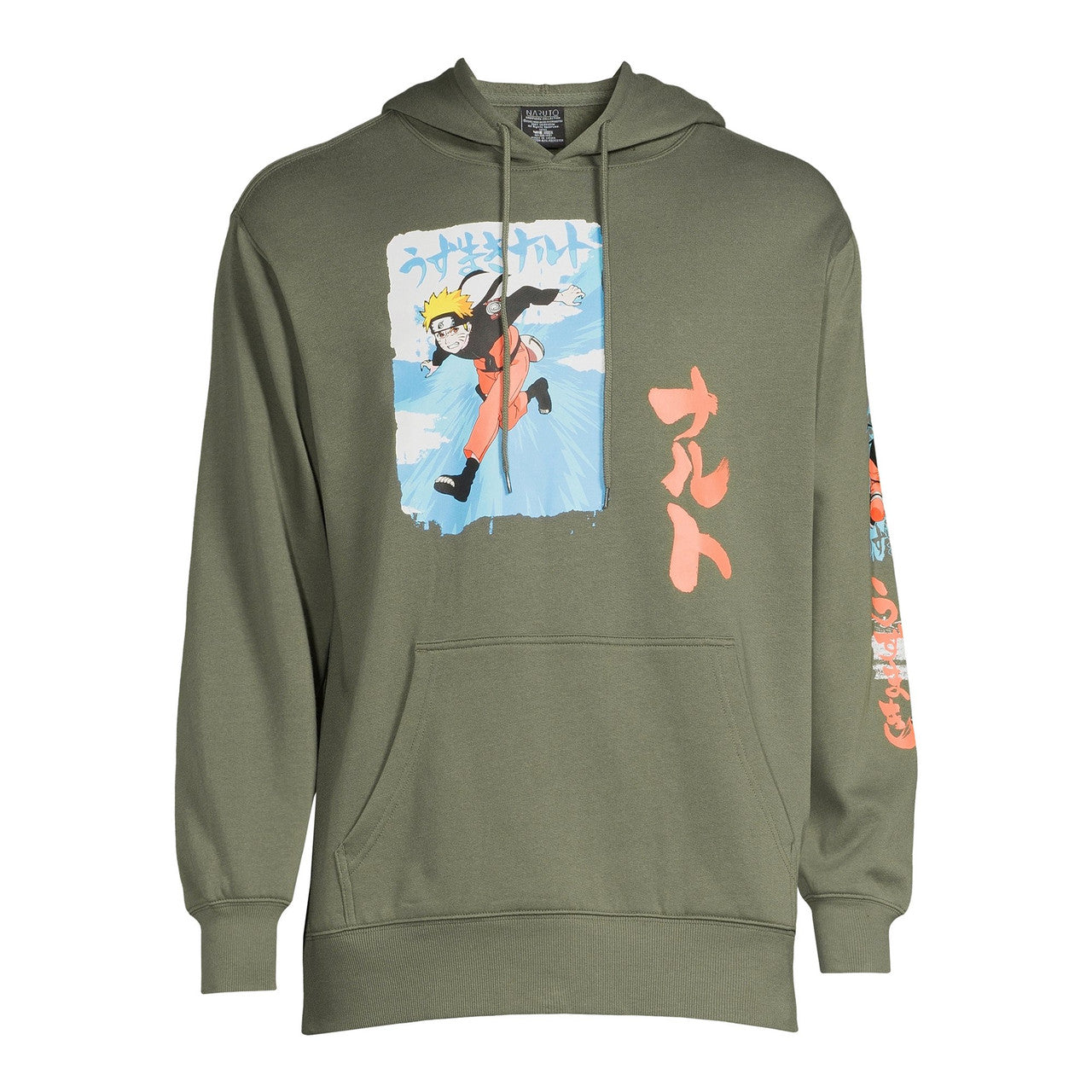 Naruto Cloud Panel Kanji Pull Hoodie