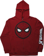 Spiderman Web Face Zip Hoodie