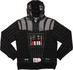 Star Wars Darth Vader Face Costume Zip Hoodie