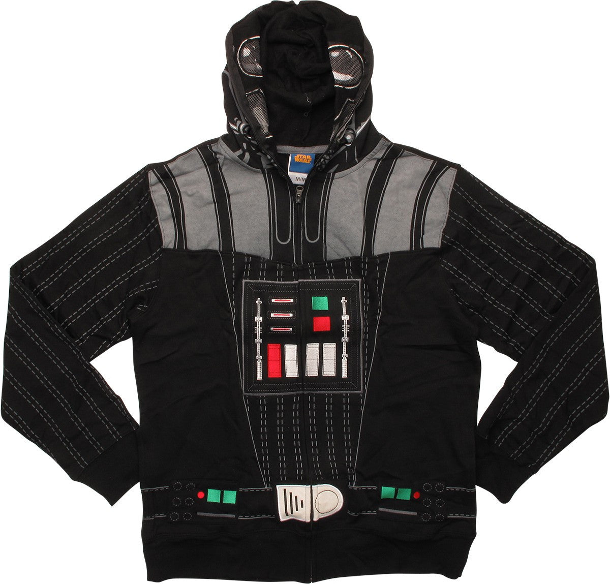 Star Wars Darth Vader Face Costume Zip Hoodie