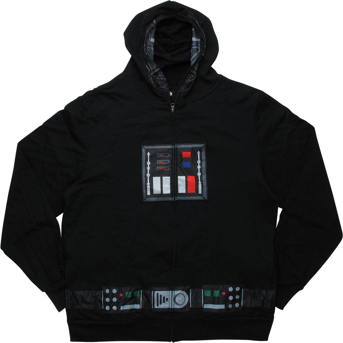 Star Wars Darth Vader Costume Face Zipper Hoodie