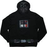 Star Wars Darth Vader Costume Face Zipper Hoodie