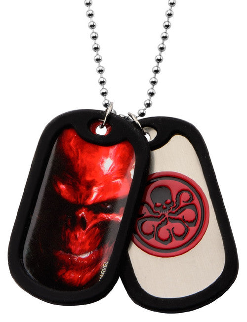 Hydra Logo Red Skull Dog Tags