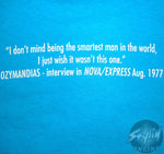 Watchmen Ozymandias Who Watches T-Shirt