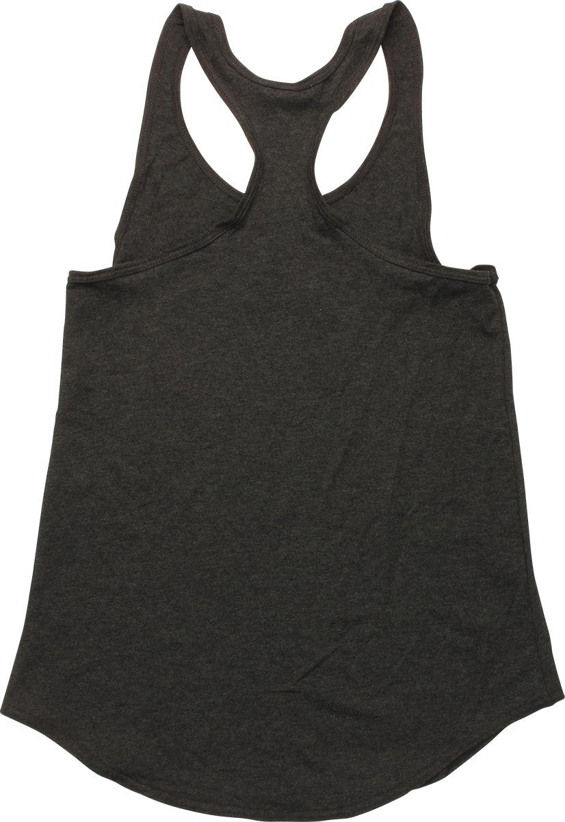 Harley Quinn Pose Flowy Racer Juniors Tank Top