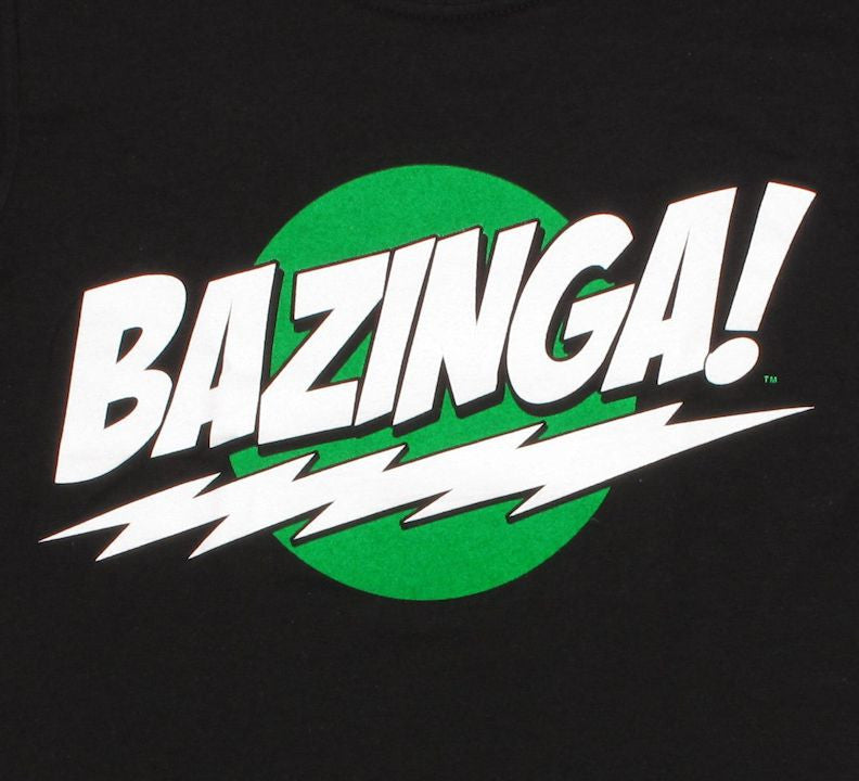 Big Bang Theory Bazinga Glow Baby Tee