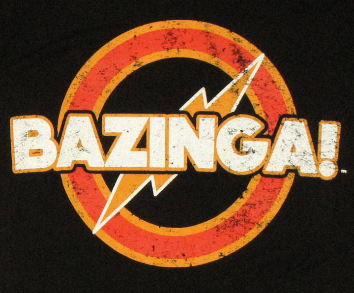 Big Bang Theory Vintage Bazinga Baby Tee