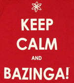 Big Bang Theory Keep Calm Bazinga Baby Tee
