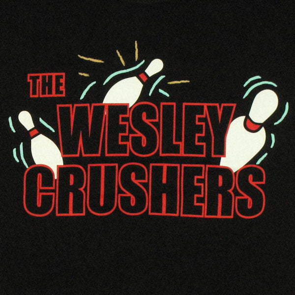 Big Bang Theory Wesley Crushers Black Baby Tee