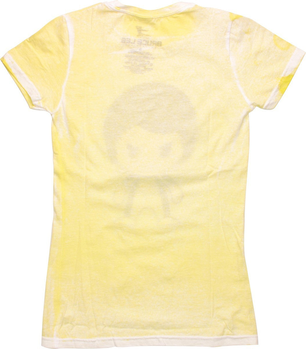 Bruce Lee Toon Distressed Baby Tee