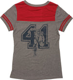 Captain America 41 V Neck Jersey Juniors T-Shirt