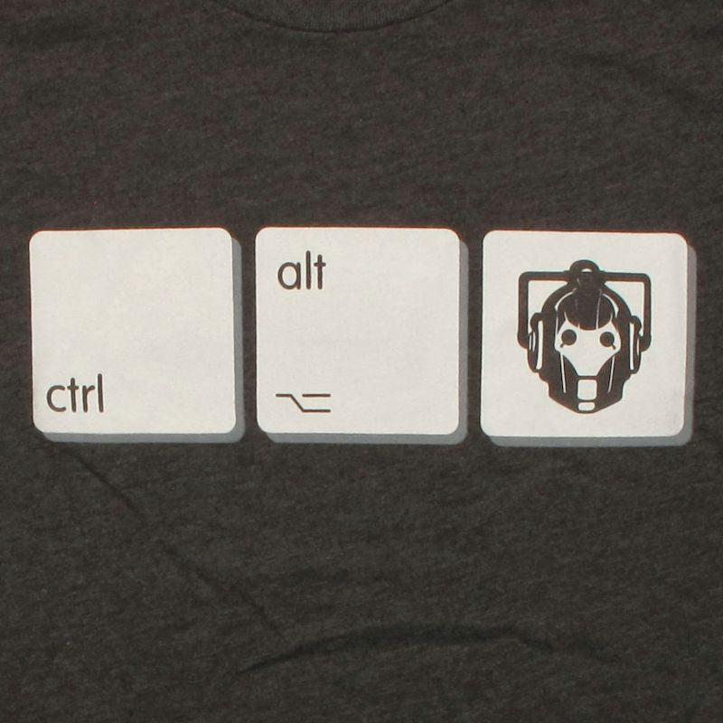 Doctor Who Ctrl Alt Cyberman Baby Tee