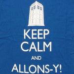 Doctor Who Keep Calm Allons-y Baby Tee