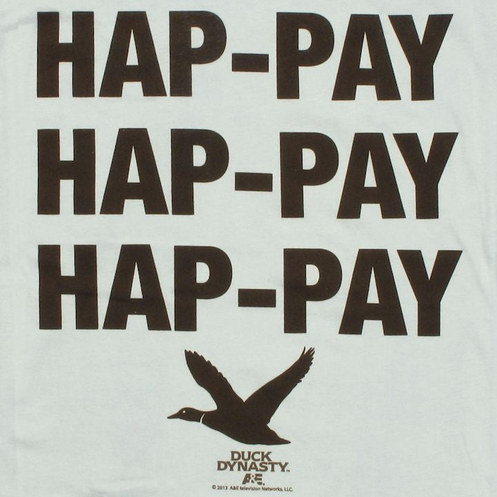 Duck Dynasty Hap-Pay Blue Baby Tee