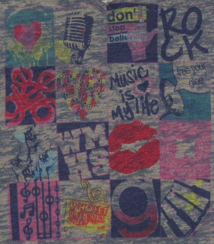 Glee Collage Baby Tee