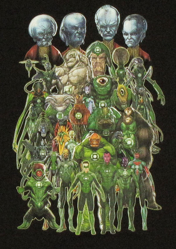 Green Lantern Movie Corps Baby Tee