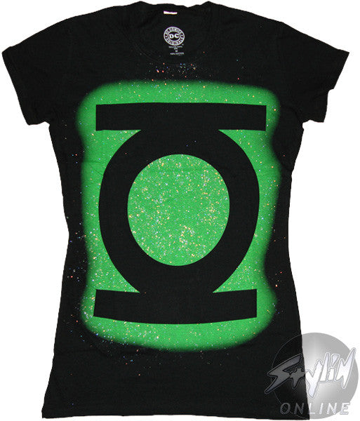 Green Lantern Spray Baby Tee