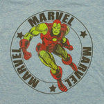 Iron Man Marvel Circle V Neck Baby Tee