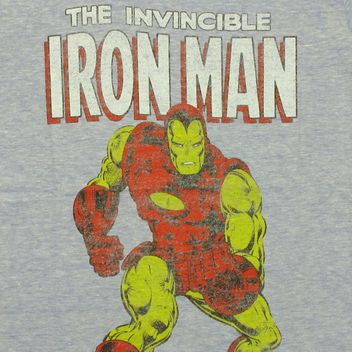 Iron Man Invincible Heathered Baby Tee