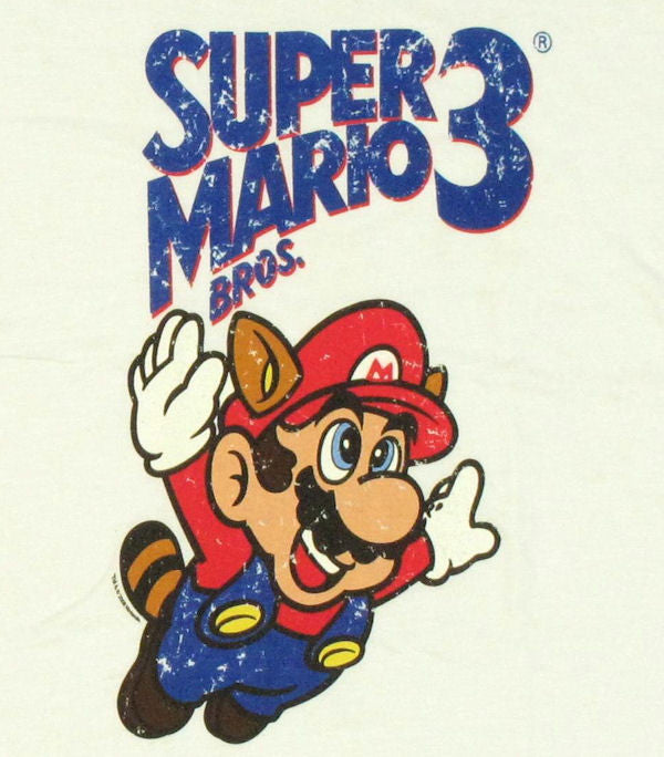 Mario Raccoon Fly Baby Tee