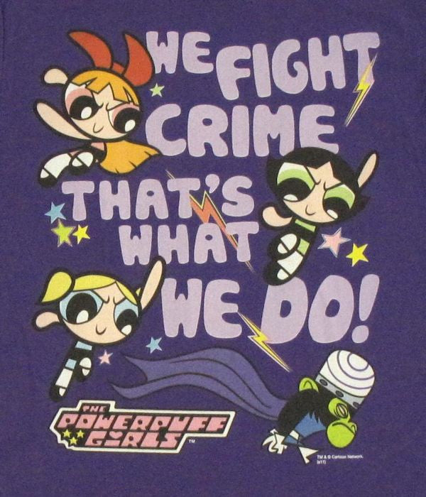 Powerpuff Girls We Fight Crime Baby Tee