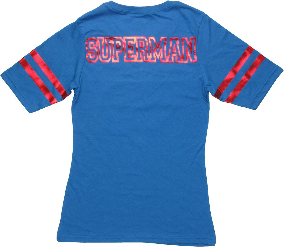 Superman Foil Jersey Baby Tee